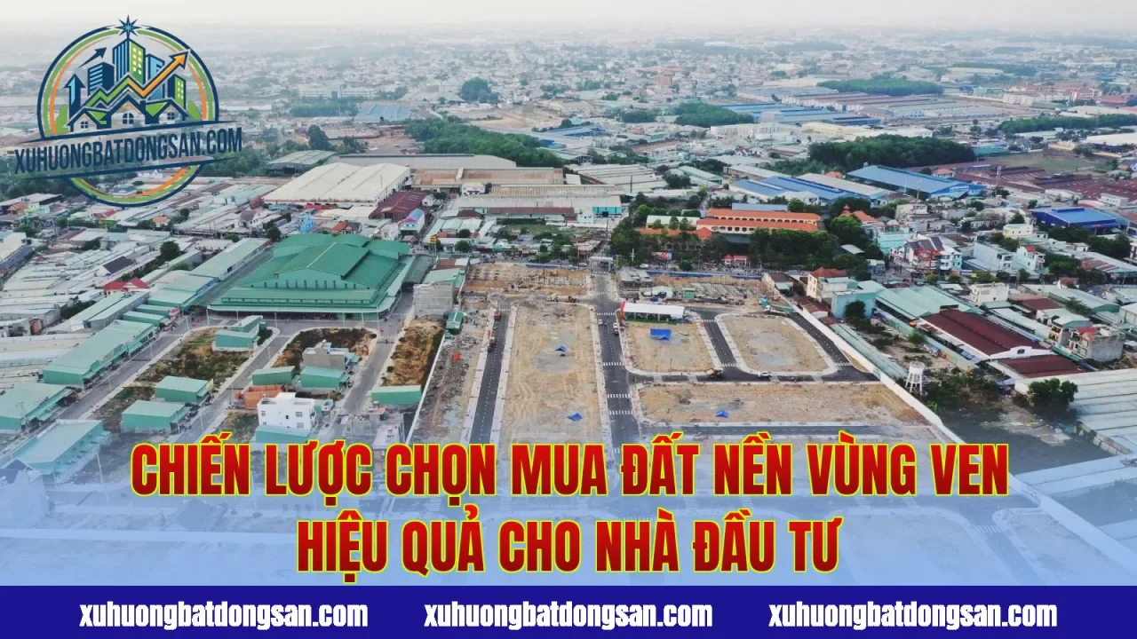 Chiến lược chọn mua đất nền vùng ven hiệu quả cho nhà đầu tư