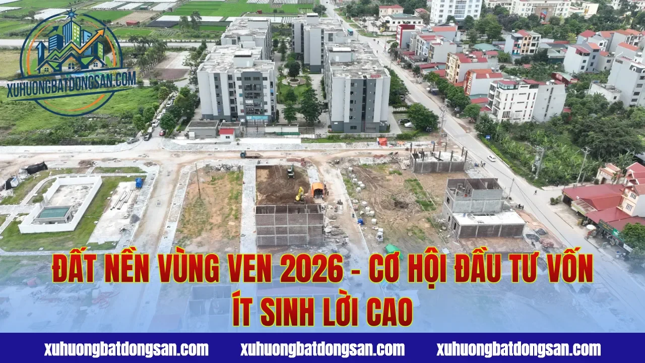 Đất nền vùng ven 2026 – Cơ hội đầu tư vốn ít sinh lời cao