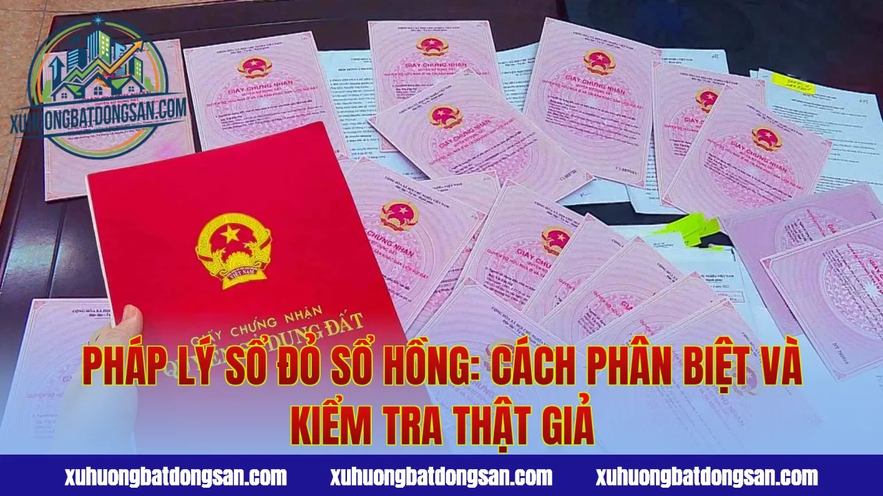 Pháp Lý Sổ Đỏ Sổ Hồng: Cách Phân Biệt Và Kiểm Tra Thật Giả